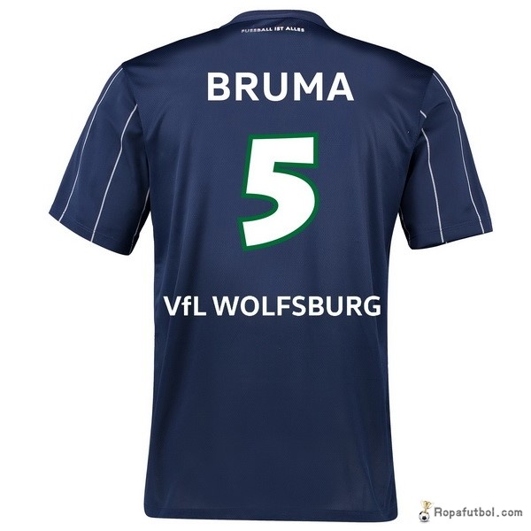Camiseta VfL Wolfsburgo Replica Tercera Ropa Bruma 2016/17 Azul
